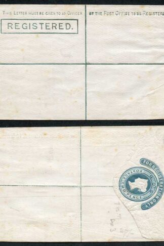 RP2 QV 2d Registered (Sans serif) Plain Edge 7.12.77 Size F without Imprint