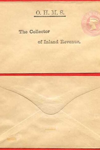 EO26 QV 1d Penny Pink O.H.M.S. Official Envelope Mint