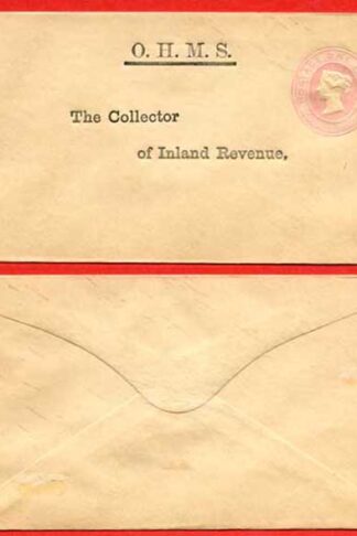 EO26 QV Penny Pink O.H.M.S. to the Collector of Inland Revenue Mint