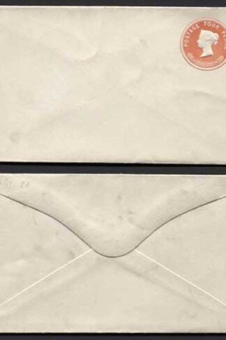 ES4 QV 4d Vermilion Stamped to Order Envelope Dated 24.11.93 Mint