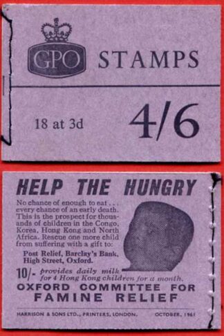 N28p 4/6 Booklet October 1961 with Blue Phosphor