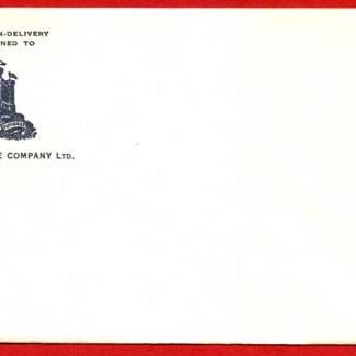 ES69 KGVI 2d Brown Alliance Assurance Co illustrated Stamped to Order Envelope