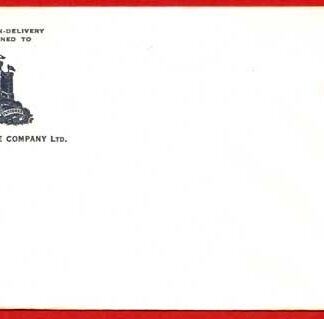 ES69 KGVI 2d Brown Alliance Assurance Co illustrated Stamped to Order Envelope
