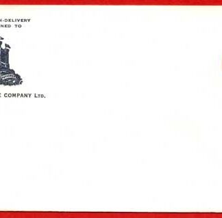 ES69 KGVI 2d Brown Stamped to Order ILLUSTRATED Envelope Approx 79mm x 148mm