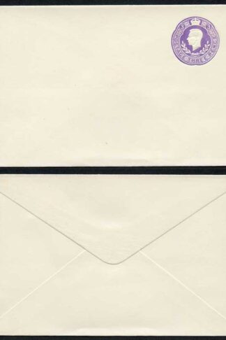 ES71 KGVI 3d Violet Stamped to Order Envelope Approx 98mm x 147mm Mint