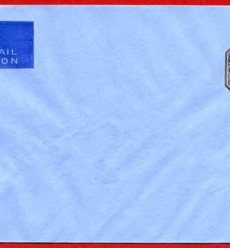 ES75 KGVI 1/- Brown Stamped to Order Air Mail Envelope Mint