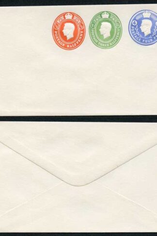 ESCP859 KGVI 4d and 1 1/2d and 1/2d Compound Stamped to Order Envelope