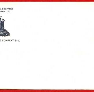 ES69 KGVI 2d Brown Stamped to Order ILLUSTRATED Envelope Approx 79mm x 148mm