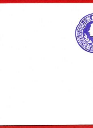 ES71 KGVI 3d Violet Stamped to Order Envelope Approx 92mm x 120mm Mint