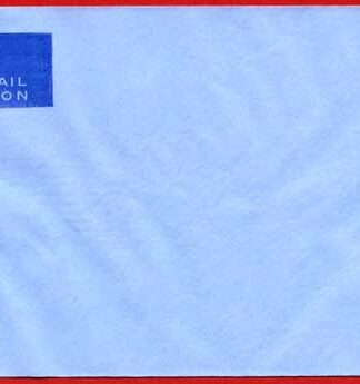 ES74 KGVI 9d Olive-green Stamped to Order Air Mail Envelope Mint