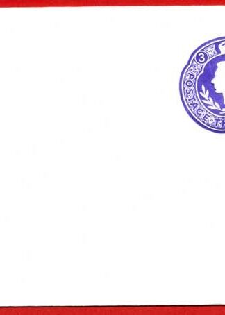 ES71 KGVI 3d Violet Stamped to Order Envelope Approx 92mm x 120mm Mint