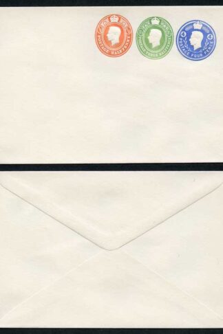 ESCP859 KGVI Three Colour Stamped to Order Envelope Mint
