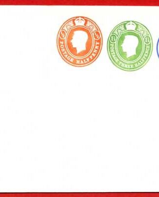 ESCP859 KGVI Three Colour Stamped to Order Envelope Mint