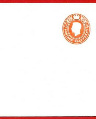 ESC815 KGVI Two Colour Stamped to Order Envelope Mint