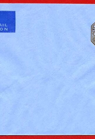 ES75 KGVI 1/- Brown Stamped to Order Air Mail Envelope Mint