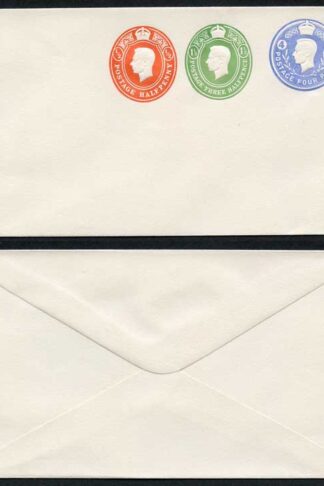 ESCP859 KGVI 4d and 1 1/2d and 1/2d Compound Stamped to Order Envelope