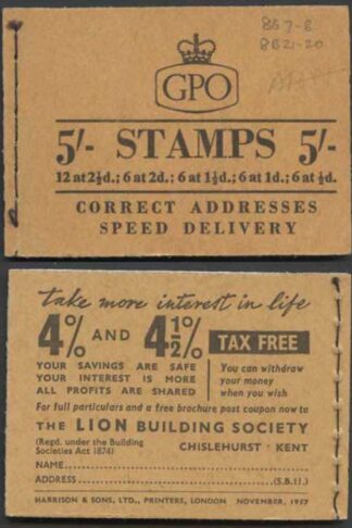 H31 November 1957 5/- Booklet