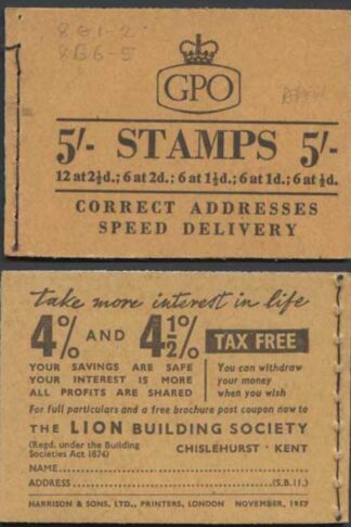 H31 November 1957 5/- Booklet