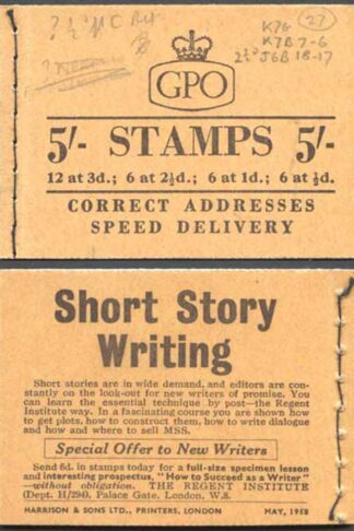 H34 May 1958 5/- Booklet