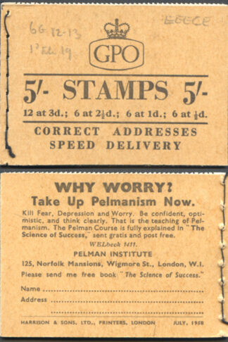 H35 July 1958 EEECE 5/- Booklet