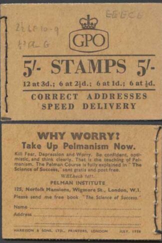 H35b July 1958 EEECE 5/- Booklet