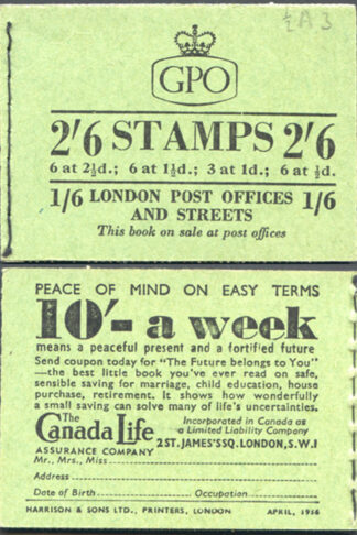 F41 April 1956 2/6 Booklet