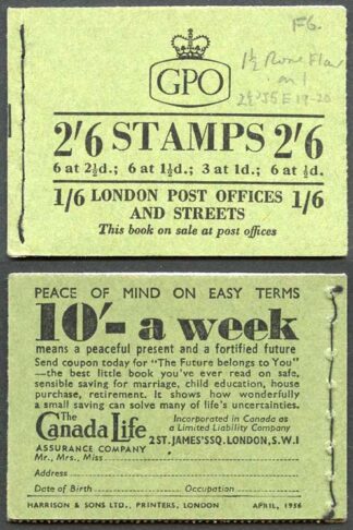 F41 April 1956 2/6 Booklet