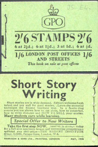 F42 May 1956 2/6 Booklet Two Cyl panes