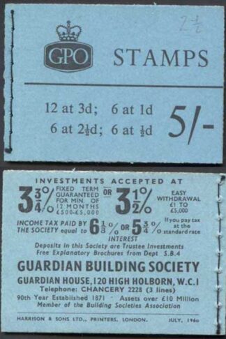 H45 July 1960 5/- Booklet