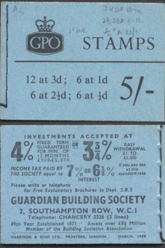 H38 March 1959 5/- Booklet