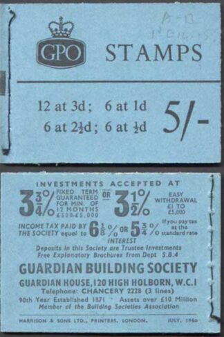 H45 July 1960 5/- Booklet