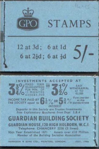 H45 July 1960 5/- Booklet