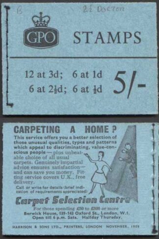 H41 5/- November 1959 Booklet