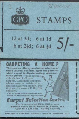 H41 5/- November 1959 Booklet