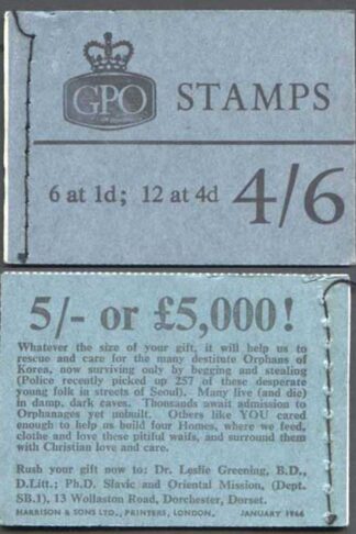 L62 January 1966 4/6 no Phosphor Booklet