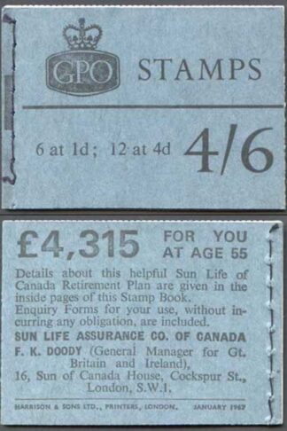 L64 January 1967 4/6 No Phosphor Booklet