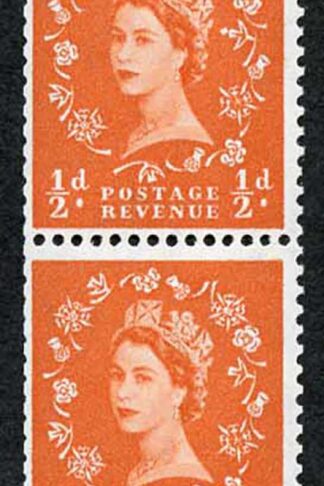 1/2d Orange Red Spec S5f Large Dot By Daffodil Flaw U/M