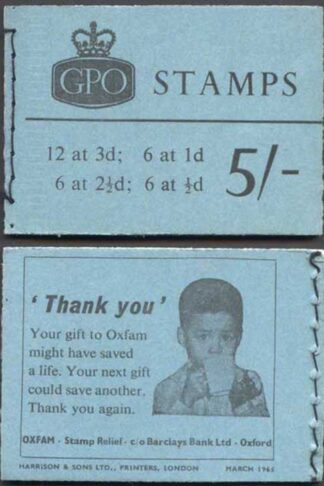 H73 March 1965 5/- Crowns Booklet Complete