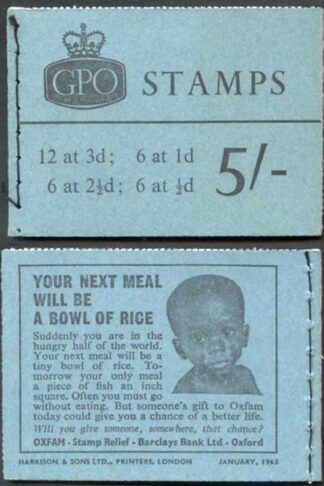 H72 Jan 1965 5/- Crowns Booklet Complete