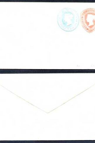 ESC34 QV 1 1/2d Brown (4.9.85) 2d Blue (4.9.85) Compound Envelope Mint