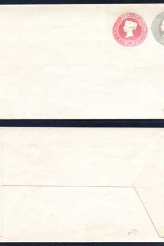 ESC143 QV 2 1/2d Grey Blue (3.8.92) 3d Carmine (8.8.92) Compound Envelope Mint
