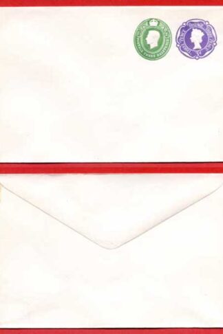 ESCP983 QEII 3d KGVI 1 1/2d Compound Stamped to Order Envelope