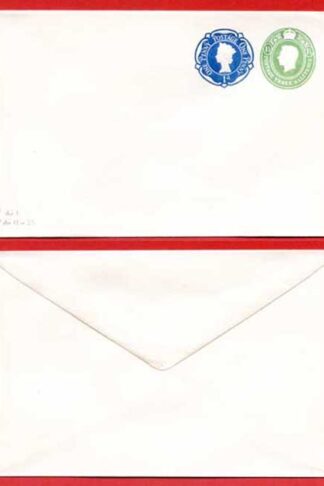 ESCP866 KGVI 1 1/2d and QEII 1d Compound Stamped to Order Envelope