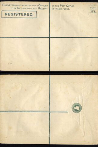 RP5 QV 2d Blue Registered Envelope Size I Mint Dated 20.5.78