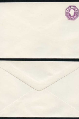 ES73 KGVI 6d Purple Stamped to Order Envelope Approx 105mm x 164mm Mint