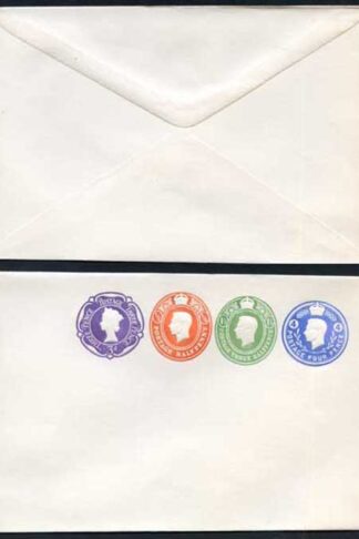 ESCP876 KGVI 4d and 1 1/2d and 1/2d Plus QEII 3d Compound Stamped to Order Enve