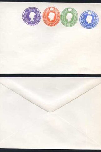 ESCP876 KGVI 4d and 1 1/2d and 1/2d Plus QEII 3d Compound Stamped to Order Enve
