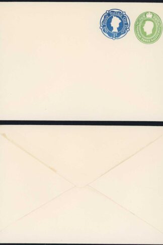 ESCP866 KGVI 1 1/2d and QEII 1d Compound Stamped to Order Envelope