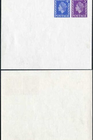 WS92 QEII 3d and 4d Stamped to Order Gummed Newspaper Wrapper VERY RARE