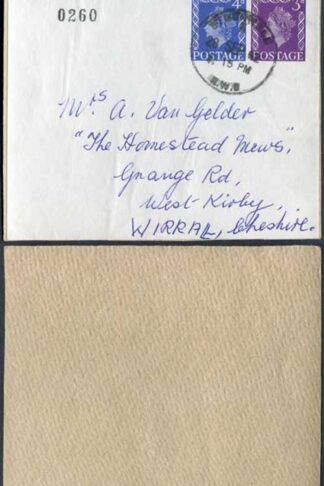 WS92 QEII 3d and 4d Stamped to Order Gummed Newspaper Wrapper USED RARE